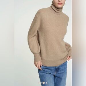 Madeleine Thompson Cashmere Wool Beige Sweater